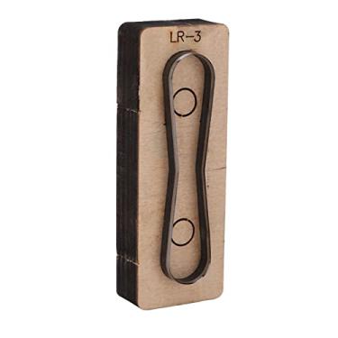 Imagem de Molde de Corte de Metal de Couro, Perfurador de Couro, Bordas Limpas, Liga de Aço, Ferramenta de Corte de Couro Diy para Estampagem (LR-3)