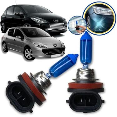 Imagem de Lampada Super Branca Farol de Milha H11 8500k Peugeot 307 - Tech-One