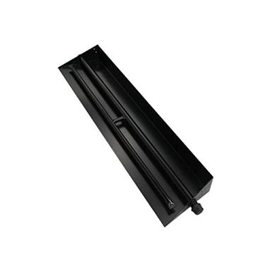 Imagem de Americangaslogs Queimador de 45,7 cm - 61 cm para lareira a gás, queimador de lareira a gás, fogueiras a gás, queimador de propano (28 polegadas dois tubos)