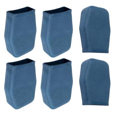 Imagem de GRONGU AC19-2 Capas de escada de extensão compatíveis com Werner todas as escadas individuais e de fibra de vidro e alumínio, exceto 500, D500, D7136-2, D7140-2 e MT, pés de para-choque de escada