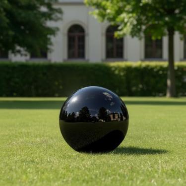 Imagem de OZIS Bola de espelho inflável gigante hermética grandes bolas brilhantes grandes penduradas e em pé balão de espelho selado de PVC para evento de casamento, boate, palco, festas, shows, decoração, 1