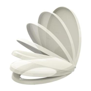 Imagem de Assento Sanitário Ideal Standard Carina Soft Close Cinza Oval  Tampa V