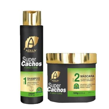 Imagem de Kit Super Cachos Tratamento e Terapia Capilar 2 Passos 1000 Ml
