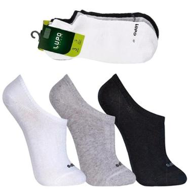 Imagem de Kit 3 Meias Masculinas Soquete Lupo ., 39 a 44