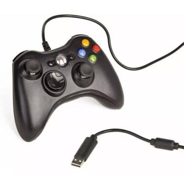 Imagem de Controle Com Fio Para Xbox 360 Slim Joystick Computador E Pc
