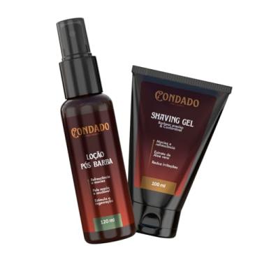 Imagem de Kit Shaving Gel de Barbear Menthol Refrescante com Loção Pós Barba Hidratante Calmante Confortável