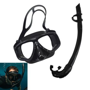 Imagem de Mascara Mergulho Oculos Tubo Respiraçao Snorkel Nataçao Piscina Praia Mar Esporte Recreaçao