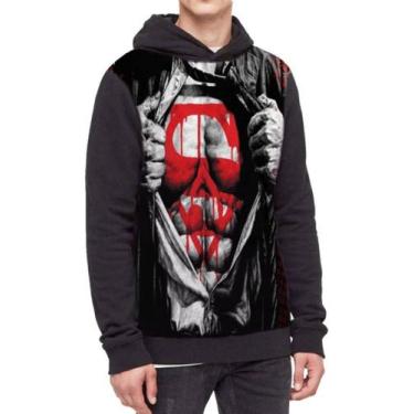 Imagem de Moletom Com Capuz Superman Dc Liga Da Justiça Ref:373 - smoke, Preto, 