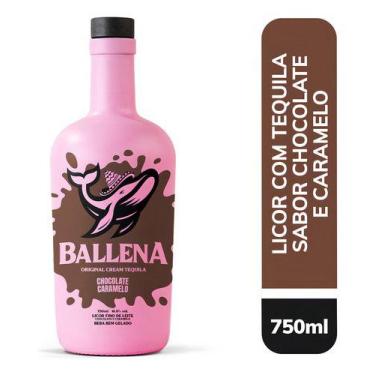 Imagem de Licor Nacional Ballena Chocolate E Caramelo Com Tequila 750m
