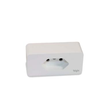 Imagem de Plugue De Tomada Inteligente Wifi 10a Bivolt Branco 48plugwifi10