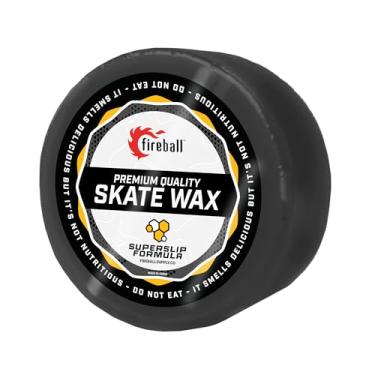 Imagem de Fireball SuperSlip Pro Skateboard Cera para Trilhos – Feito nos EUA para patinetes agressivos em linha e skates – Fórmula personalizada profissional de cera para skate (cinza)