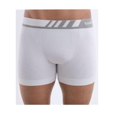 Imagem de Cueca boxer microfibra sem costura Lupo 671-002, 1110, Branco, M