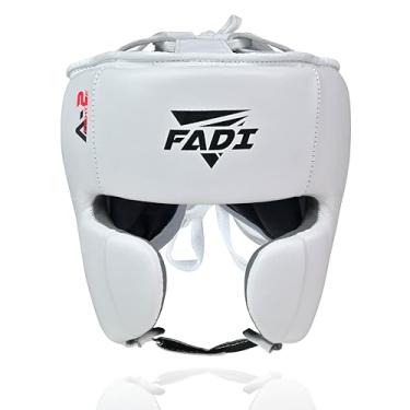 Imagem de Fadi Sports Authentic Series A2 – Protetor de cabeça de couro premium para crianças e adultos em MMA, Kickboxing, Muay Thai, Karatê, Artes Marciais e Taekwondo