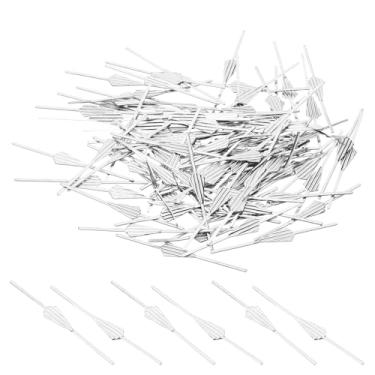 Imagem de Clipes de gravata borboleta para lustre de 45 mm/1,77 polegadas, 100 peças, clipes de conectores de lustre de cobre para fixação de peças de cristais, substituições de lustre, cromado