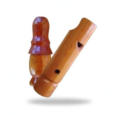 Imagem de Apito De Madeira Aracuã modelo 31 + Apito Juriti 36 Pomba Asa Branca, Pomba-carijó