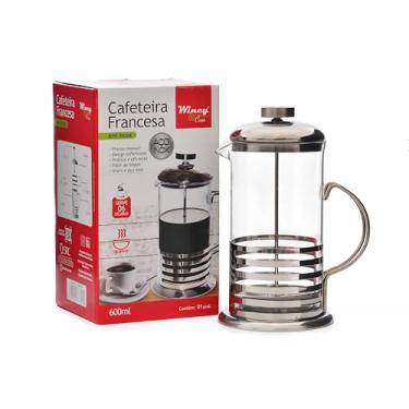 Imagem de Cafeteira Prensa Francesa 600ml Vidro Com Filtro De Inox - Wincy - IXB09070