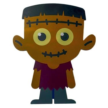 Imagem de Enfeite De Mesa Frankenstein Halloween Mdf - 22cm X 18cm