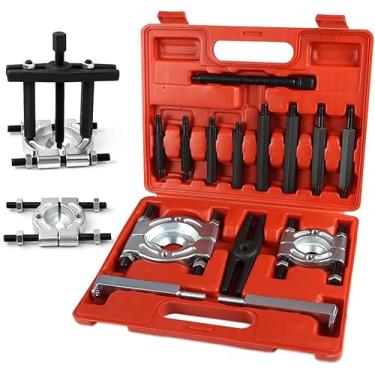 Imagem de Saca Rolamento, Kit Extrator de Rolamento 14 Pçs, Conjunto de Extrator de Rolamento, Separador de Rolamento de Capacidade, Extratora, para Manutenção ou Reparo de Veículos