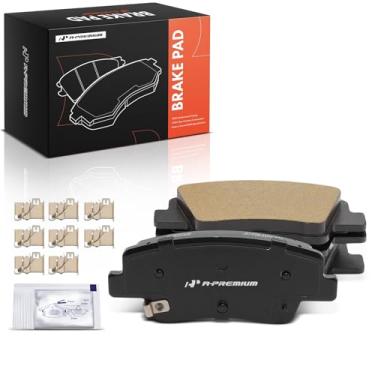 Imagem de A-Premium Conjunto de pastilhas de freio a disco de cerâmica traseiras compatível com modelos Genesis, Kia e Hyundai - G80 2021-2022, GV60 2023, GV70 2022, EV6 2022-2023, Ioniq 5 2022-2023, Ioniq 6