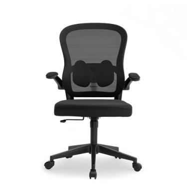 Imagem de Cadeira de Escritório Executiva Base Preta com Rodinha Fortt Linea Preta - CSF20-PT