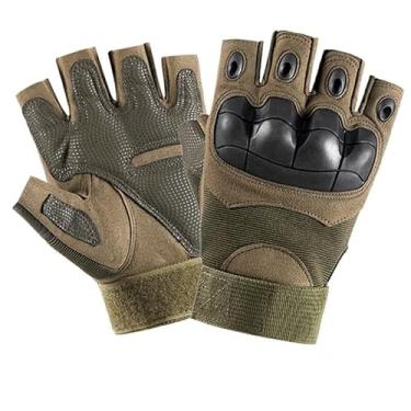 Imagem de 1 par de luvas táticas para homens, com tela sensível ao toque, para esportes, motocicleta, ciclismo, airsoft, paintball, caça, caminhadas, acampamento, escalada, verde-oliva, BZ8