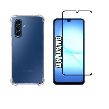 Imagem de Capa Case Capinha Anti Impacto Para Samsung Galaxy A17 Película 3D Pri