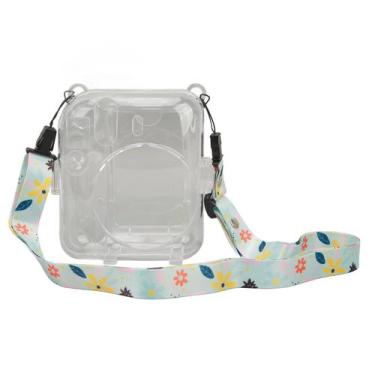 Imagem de Capa de câmera PUSOKEI Instant para Fujifilm Instax Mini 12 verde