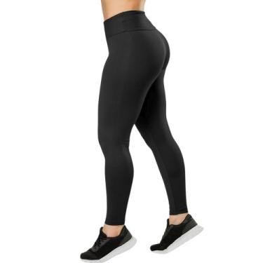 Imagem de Calça Legging Proteção Solar Plus Size Elite 119910 Feminina, Preto, E