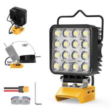Imagem de Luz de trabalho LED Azocek 48W 4800LM Bateria sem fio de 20V