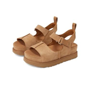 Imagem de UGG Sandália feminina Goldenstar Hi, Camurça castanha, 40