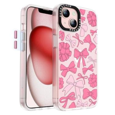 Imagem de GuardCrew Capa para iPhone 14, [proteção contra quedas de grau militar de 3,8 m à prova de colisão] [antiamarelamento e antidescasca] Capa fina de TPU transparente à prova de choque para iPhone 14