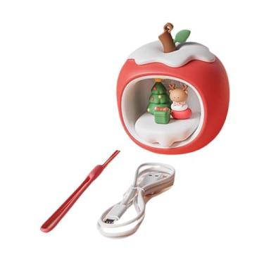 Imagem de predolo Luminária Noturna Apple para Quarto de Bebê com Controle por Toque, Ideal para Presentear no Natal ou como Abajur de Cabeceira para Adolescentes,