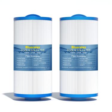 Imagem de BlueRelax Filtro de banheira de hidromassagem substitui Watkins 303279 Filbur FC-2402, Unicel 5CH-37, PFF42TC-P4, 78460 e Lifesmart, AquaTerra, Fantasy, Freeflow, Simplicity, Bermuda, Spa Filter (2