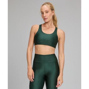 Imagem de Top Shine Costas Nadador Alto Giro Verde Absoluto-Feminino