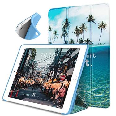 Imagem de DTTO Mini capa para iPad Mini 3/2/1, (não compatível com Mini 5ª geração) capa inteligente ultrafina e leve com suporte de três dobras com parte traseira de TPU macio flexível [hibernar/despertar