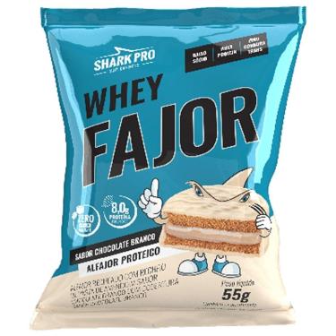 Imagem de Alfajor WheyFajor - 1 Unidade 55g Chocolate Branco - Shark Pro-Unissex
