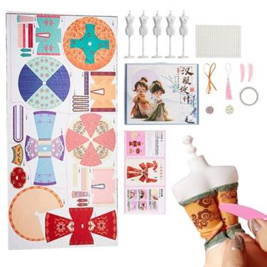 Imagem de Boneca chinesa de juntas esféricas, brinquedos de vestir princesa - Boneca de fantasia de educação cultural Boneca de capa interativa - Brinquedos de vestir de longa duração para crianças e meni