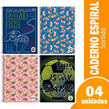 Imagem de Caderno Espiral Tilibra Universitário Capa Dura Pepper Masculino 10 Ma