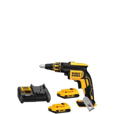Imagem de Parafusadeira Drywall Gesso 20v Dcf620 + 2 Baterias Dewalt
