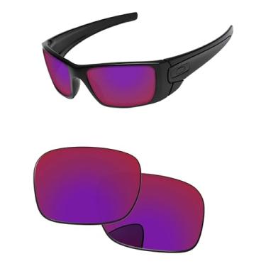 Imagem de PapaViva Lentes de reposição para óculos de sol Oakley Fuel Cell OO9096 60 mm, Sol meia-noite, Fuel Cell