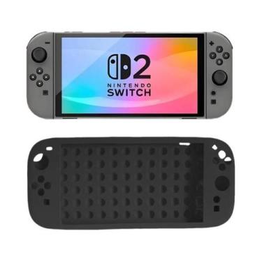 Imagem de Capa De Silicone Colorida Para Console De Jogo Nintendo Switch 2 NS2 C