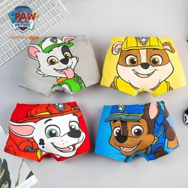 Imagem de Conjunto De Cuecas De Algodão PAW Patrol Para Meninos, 4 Peças, Chase,