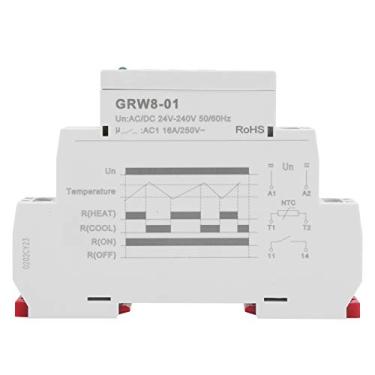 Imagem de YWBL-WH Relé de Controle de Temperatura, Monitor de Alta Temperatura Baixa, Indicador LED, Instalação Em Trilho de 35 Mm, Tamanho Pequeno, Bom Desempenho, Fácil de Transportar e Armazenar, AC/DC