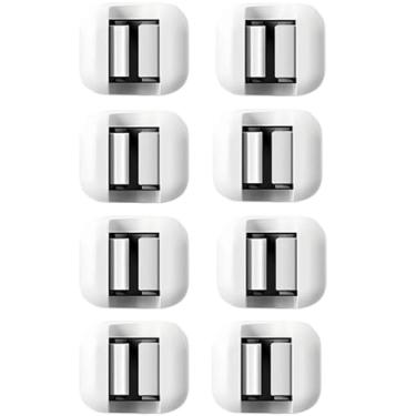 Imagem de Suporte para vassoura de esfregão organizador de suporte de esfregão autoadesivo montado na parede para esfregão e vassoura, fornecimento de ferramentas adequadas para banheiro, (8 peças)