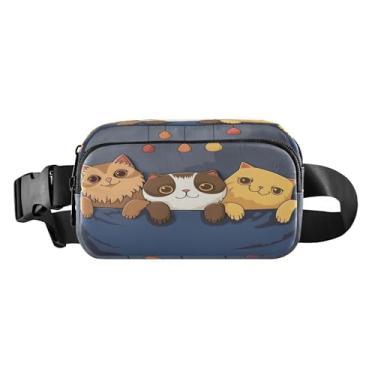 Imagem de CEBUGI Pochetes de caminhada para homens e mulheres, pochetes modernas e resistentes à água com cinto ajustável para treino, viagem, corrida