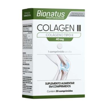 Imagem de Colagen Colágeno Tipo Il 40mg Bionatus 30 Comprimidos