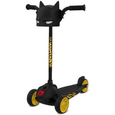 Imagem de Patinete Batman Skatenet ATÉ 50KG com Máscara Removível - Bandeirante