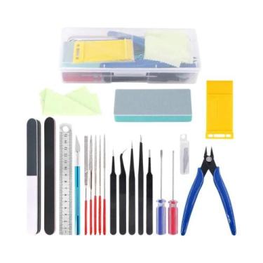 Imagem de Kit De Ferramentas Para Impressora 3D DIY: Faca De Corte, Espátula, Ag