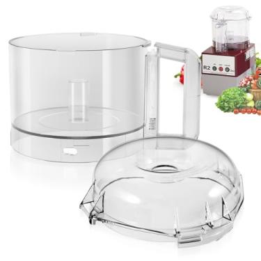 Imagem de 106458S Tampa de tigela de corte e tigela de corte 112203 para processador de alimentos Robot Coupe R2B R2N com tigela de cortador de 3 litros