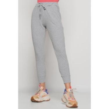 Imagem de Calça Jogger Salvatore Fashion Comfy Malha Canelada Feminina-Feminino